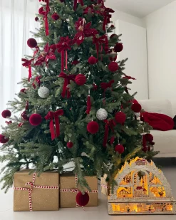 Dekoracja świąteczna LED NORSJO 36 cm Jasnobrązowy