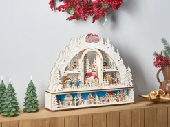 Dekoracja świąteczna LED NORSJO 36 cm Jasnobrązowy