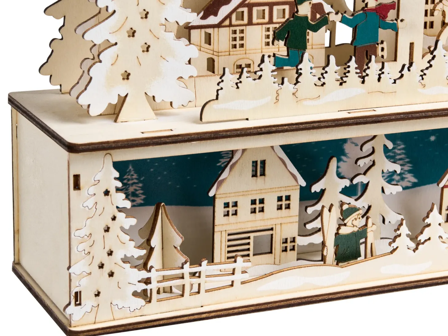 Dekoracja świąteczna LED NORSJO 36 cm Jasnobrązowy