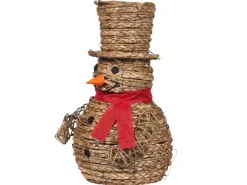 Dekoracja świąteczna LED OLAFSVIK Bałwan 52 cm Naturalny