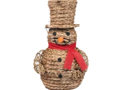 Dekoracja świąteczna LED OLAFSVIK Bałwan 52 cm Naturalny