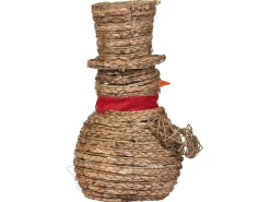 Dekoracja świąteczna LED OLAFSVIK Bałwan 52 cm Naturalny