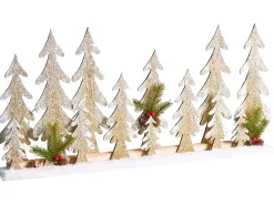 Dekoracja świąteczna LED ORIVESI Choinka 30 cm Jasnobrązowy