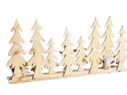 Dekoracja świąteczna LED ORIVESI Choinka 30 cm Jasnobrązowy