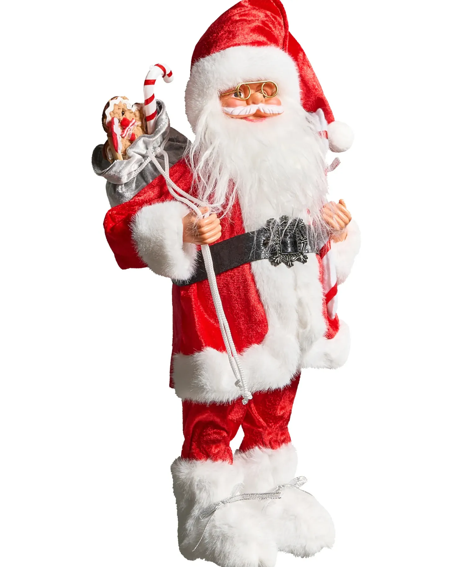 Dekoracja świąteczna ORMSAVATNET Mikołaj 45 cm Czerwony