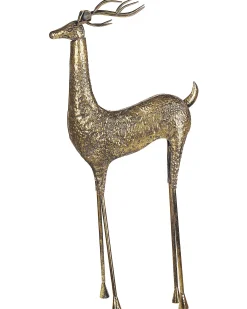 Dekoracja świąteczna podłogowa PELLO Renifer 126 cm Złoty