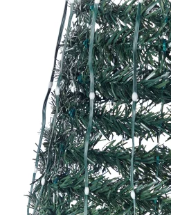 Dekoracja świąteczna podłogowa Smart LED Sterowane aplikacją SAARLOQ Choinka 160 cm Zielony