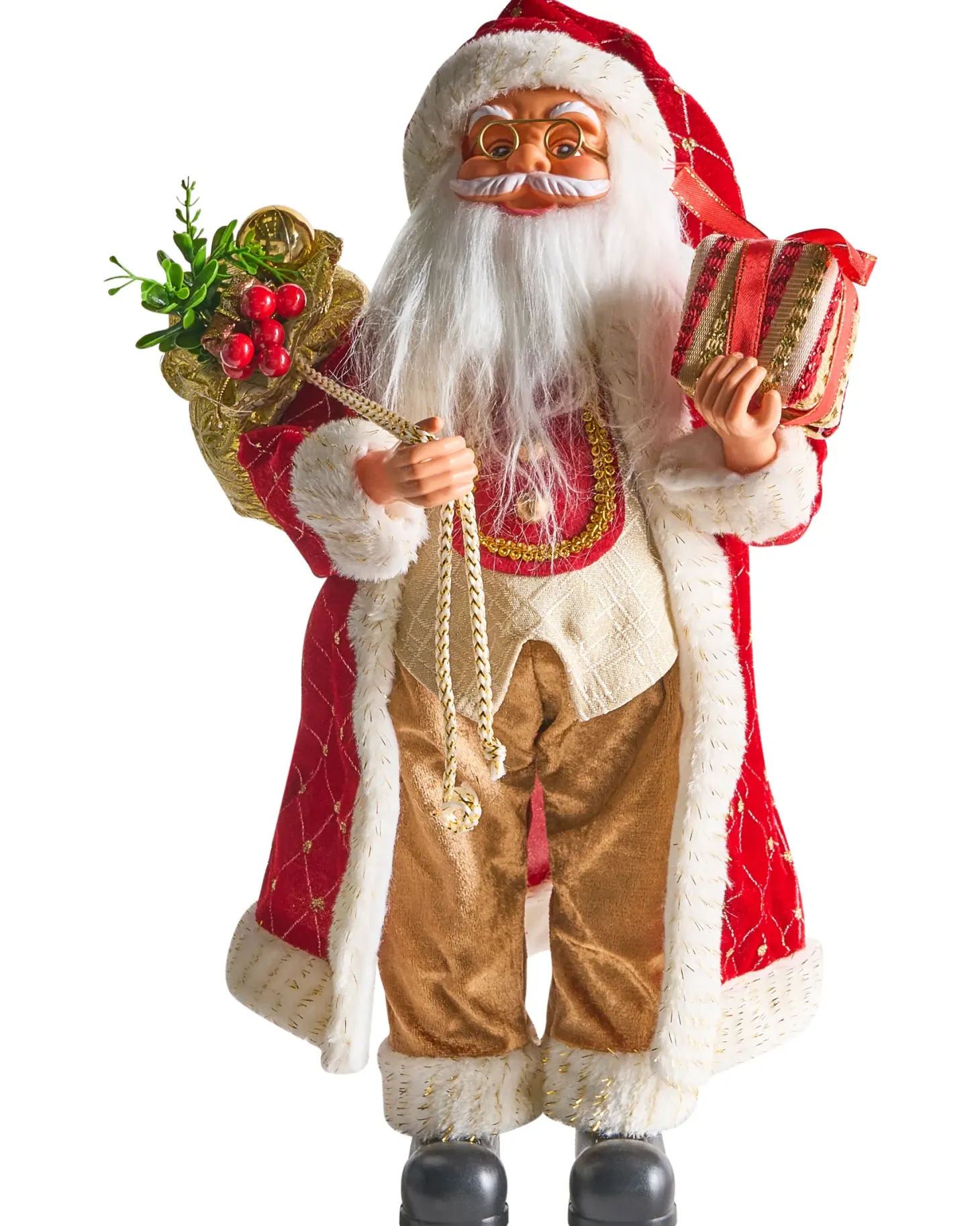 Dekoracja świąteczna RAMVATN Mikołaj 44 cm Czerwony