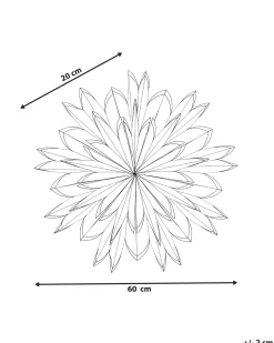 Dekoracja świąteczna SVEDAN Gwiazda 60 cm Złamana biel