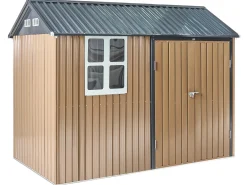 Domek narzędziowy NOCCIANO 313 cm 220 cm Brązowy