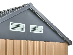 Domek narzędziowy NOCCIANO 313 cm 220 cm Brązowy