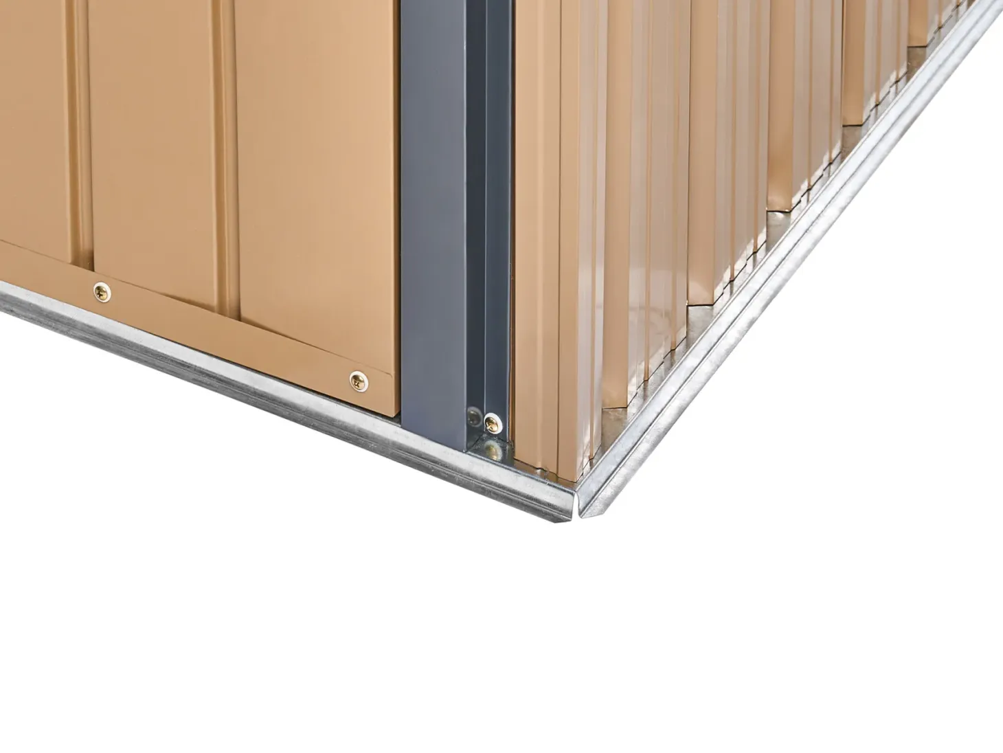 Domek narzędziowy NOCCIANO 313 cm 220 cm Brązowy