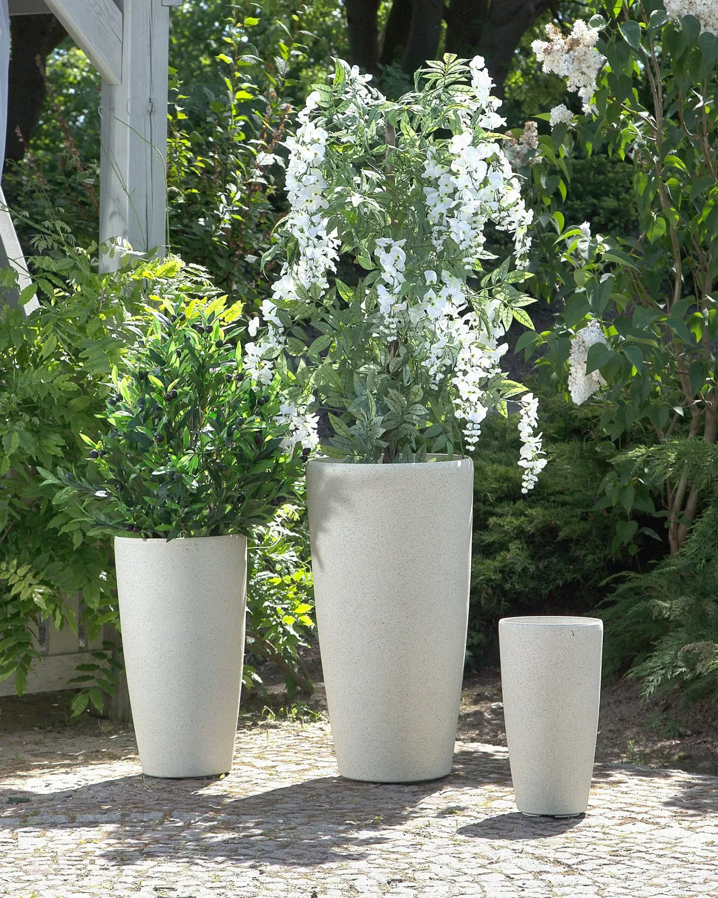 Donica ABDERA 39 cm Jasnobeżowy