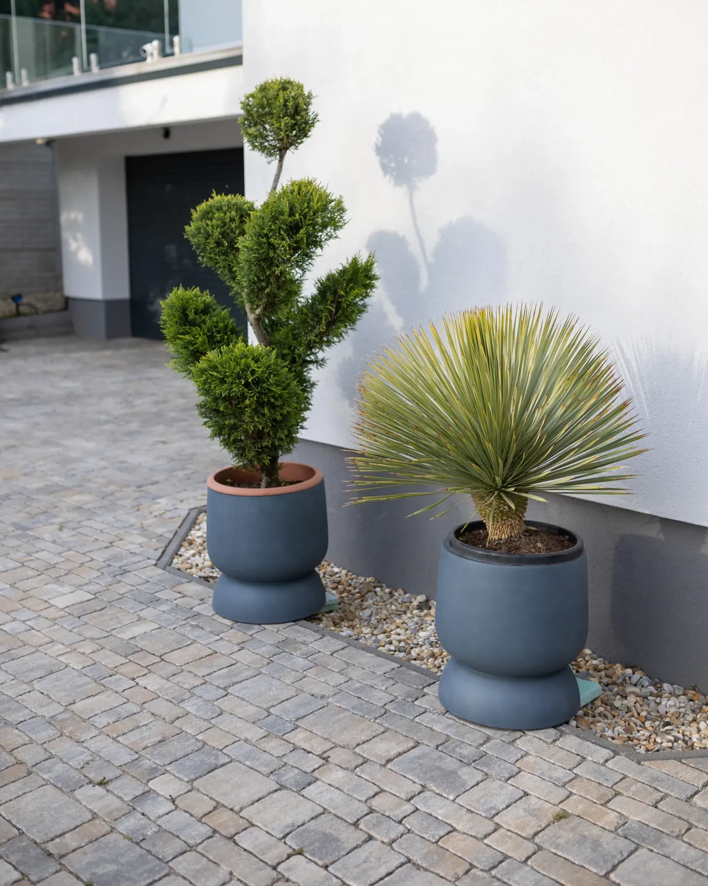 Donica ARAUCARIA 42 cm Szary