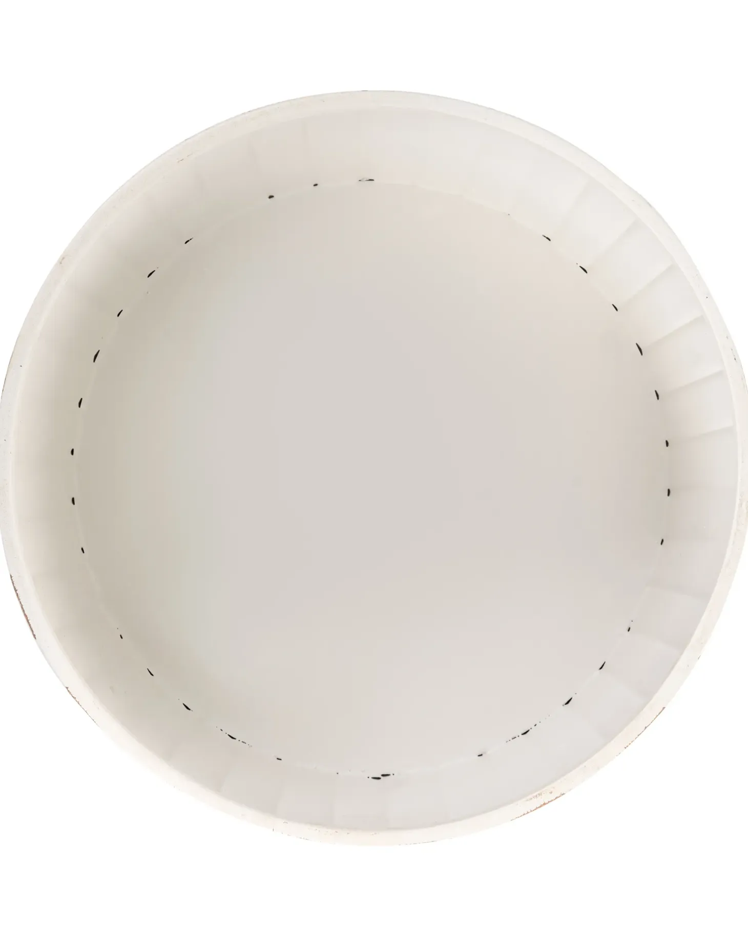 Donica BANE Metal 30 cm Biały/ beżowy