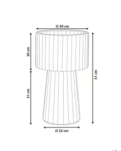 Donica BANE Metal 30 cm Biały/ beżowy