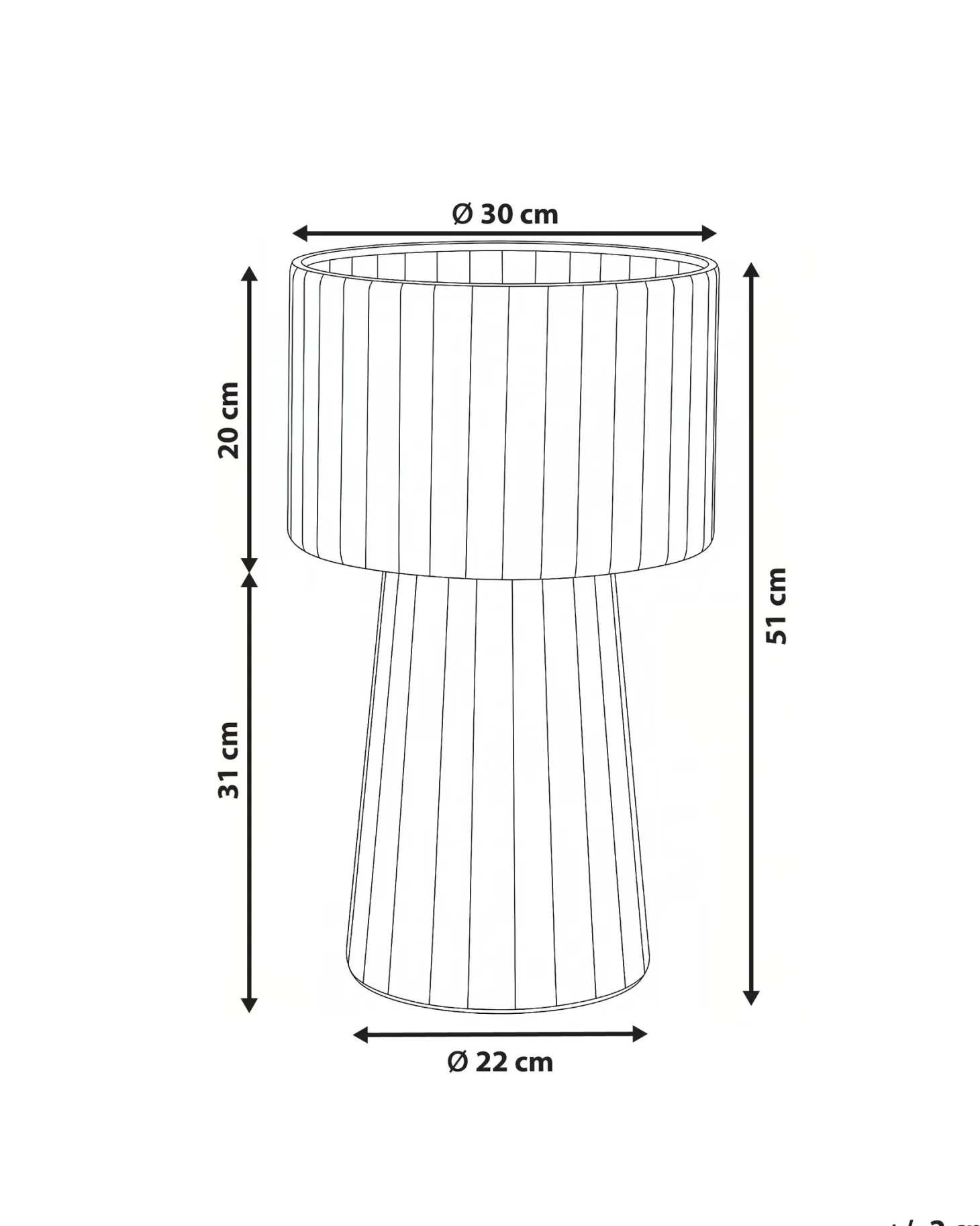 Donica BANE Metal 30 cm Biały/ beżowy