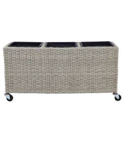 Donica BELLIS 82 cm Jasnobrązowy Technorattan