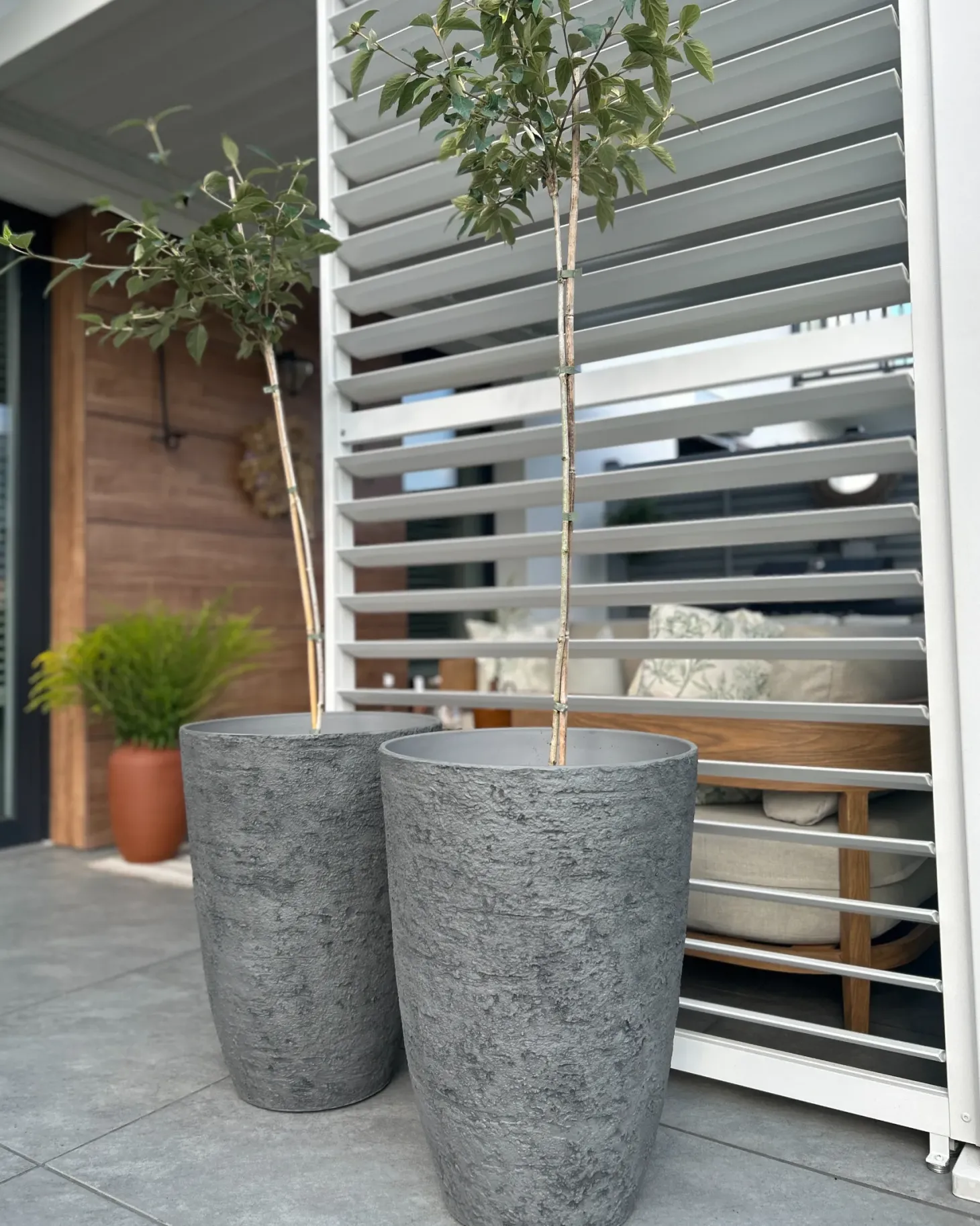 Donica CAMIA 43 cm Szary