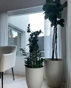 Donica CROTON 43 cm Złamana biel