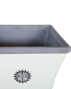 Donica ELATEIA 43 cm Biały