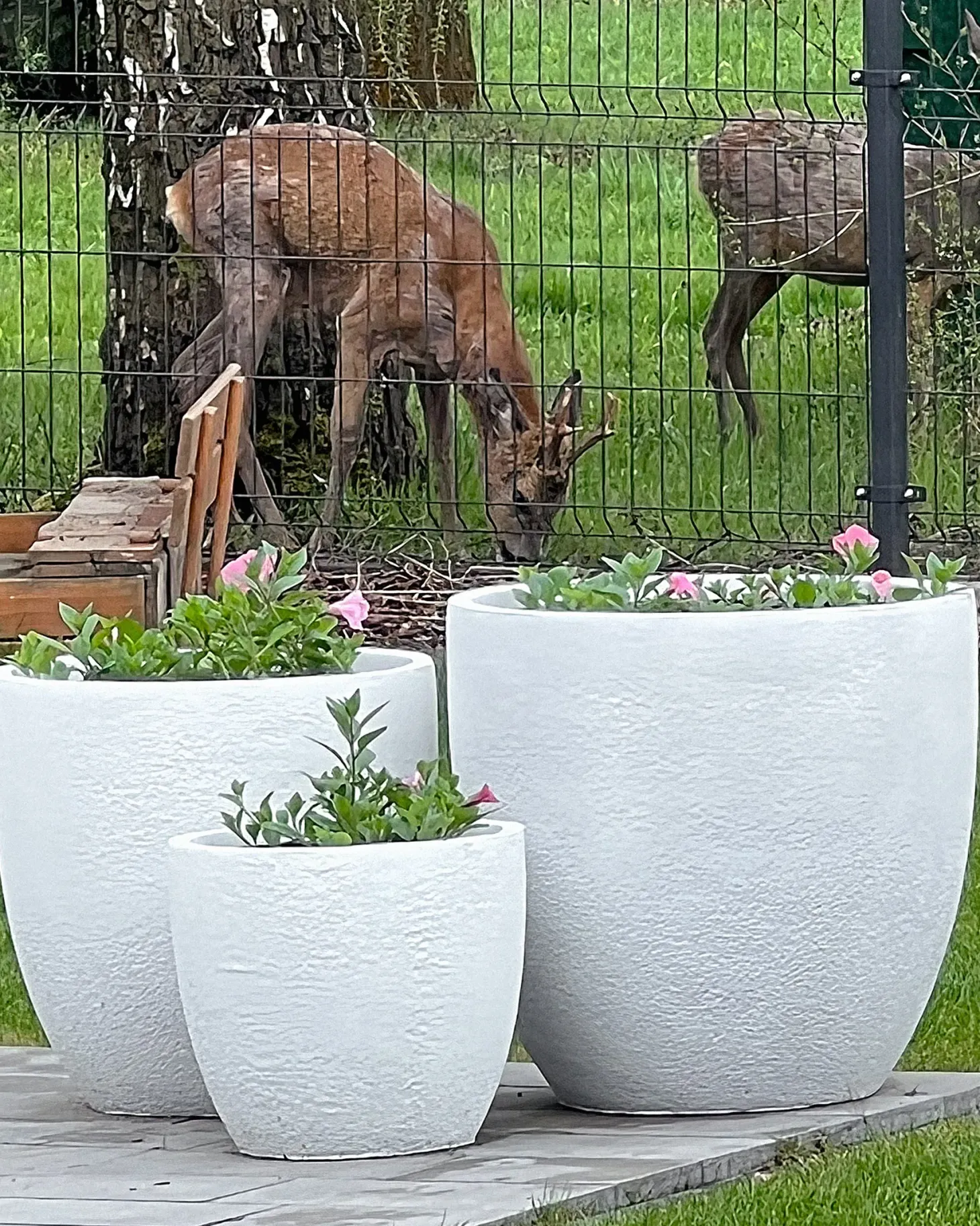Donica KANNIA 55 cm Biały