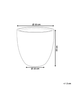 Donica KANNIA 55 cm Jasnoszary