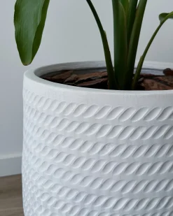 Donica LIVADIA 39 cm Złamana biel
