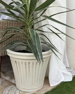 Donica MAIZE 43 cm Jasnobeżowy