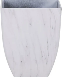 Donica MIRO 35 cm Biały marmur