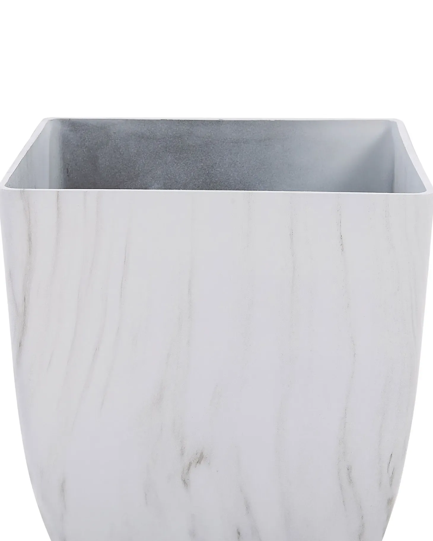 Donica MIRO 35 cm Biały marmur