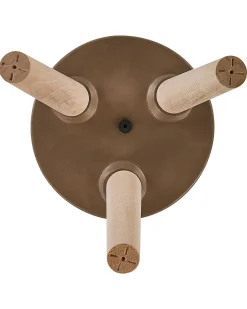 Donica na nóżkach ACHILIO 30 cm Ciemnobrązowy