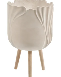 Donica na nóżkach ARPONE 36 cm Jasnobeżowy