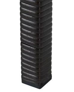 Donica na nóżkach CARAGANA 77 cm Ciemnobrązowy Technorattan