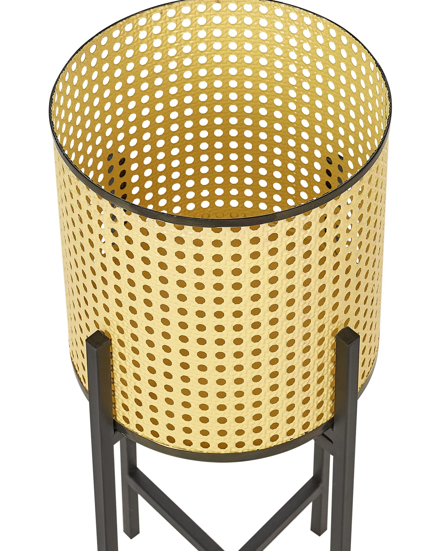 Donica na nóżkach FALLOPIA Metal 25 cm Beżowy