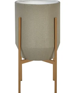 Donica na nóżkach HYBRIDUM Metal 33 cm Szary