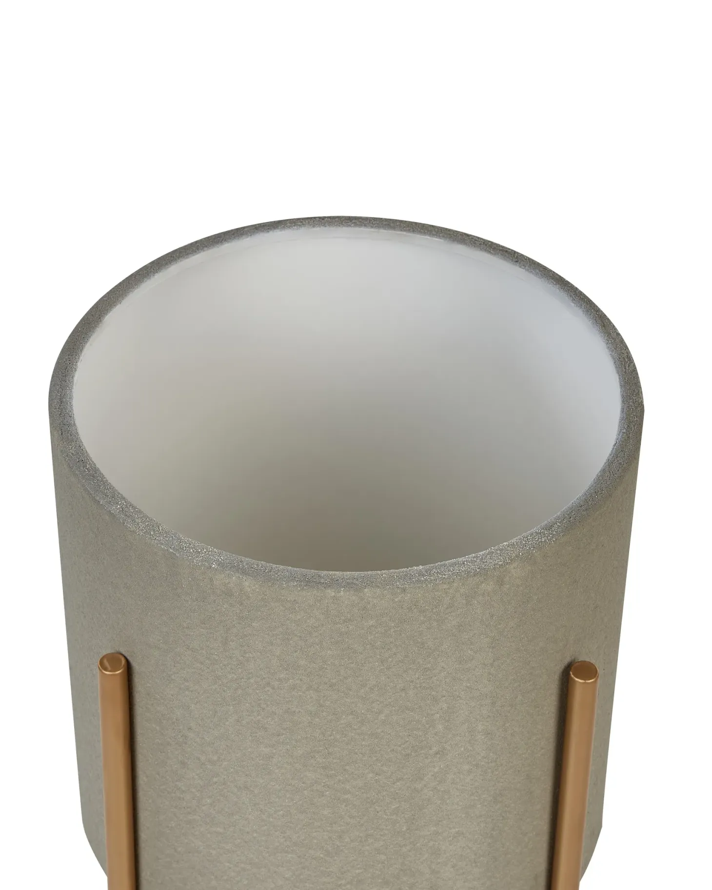 Donica na nóżkach HYBRIDUM Metal 33 cm Szary