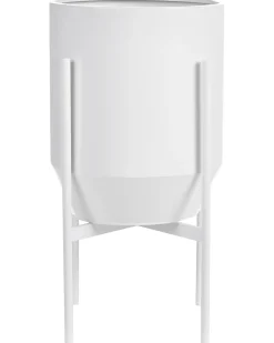 Donica na nóżkach HYBRIDUM Metal 33 cm Biały