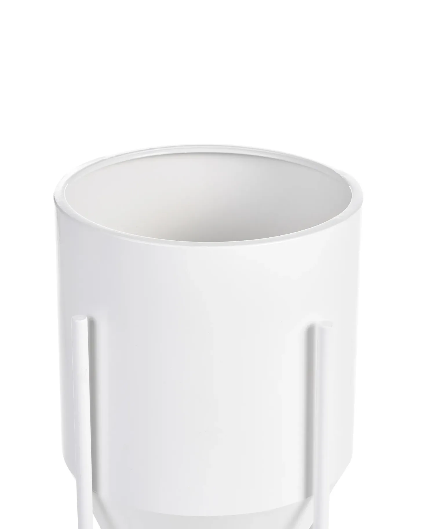 Donica na nóżkach HYBRIDUM Metal 33 cm Biały