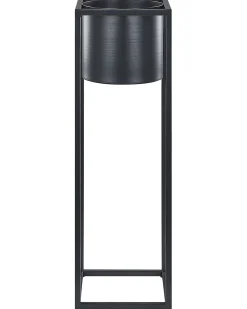 Donica na nóżkach IDRA 15 cm Czarny Metal