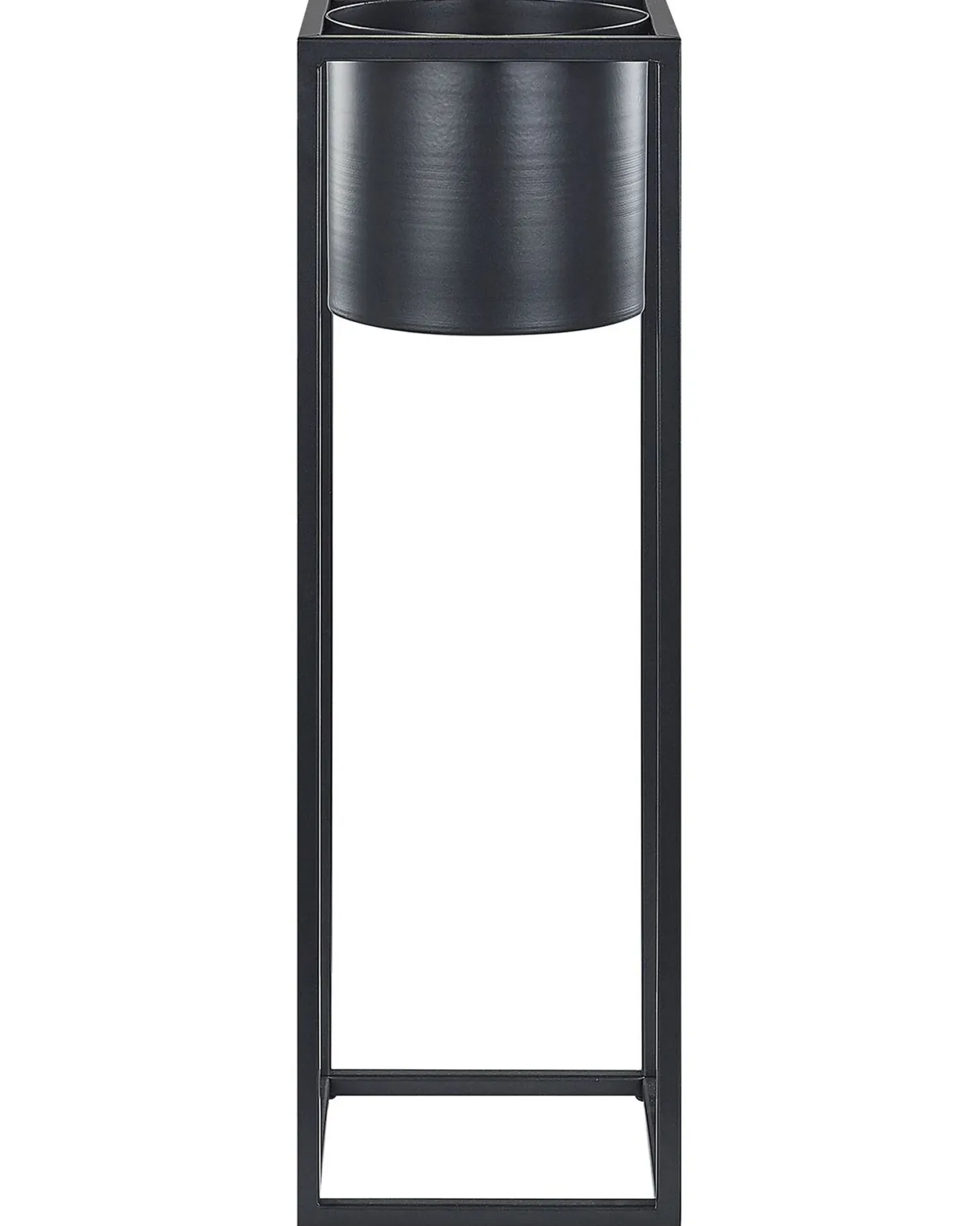 Donica na nóżkach IDRA 15 cm Czarny Metal