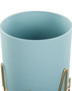 Donica na nóżkach KALANDRA 19 cm Błękitny Metal