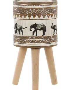 Donica na nóżkach KOTTES 22 cm Jasnobrązowy
