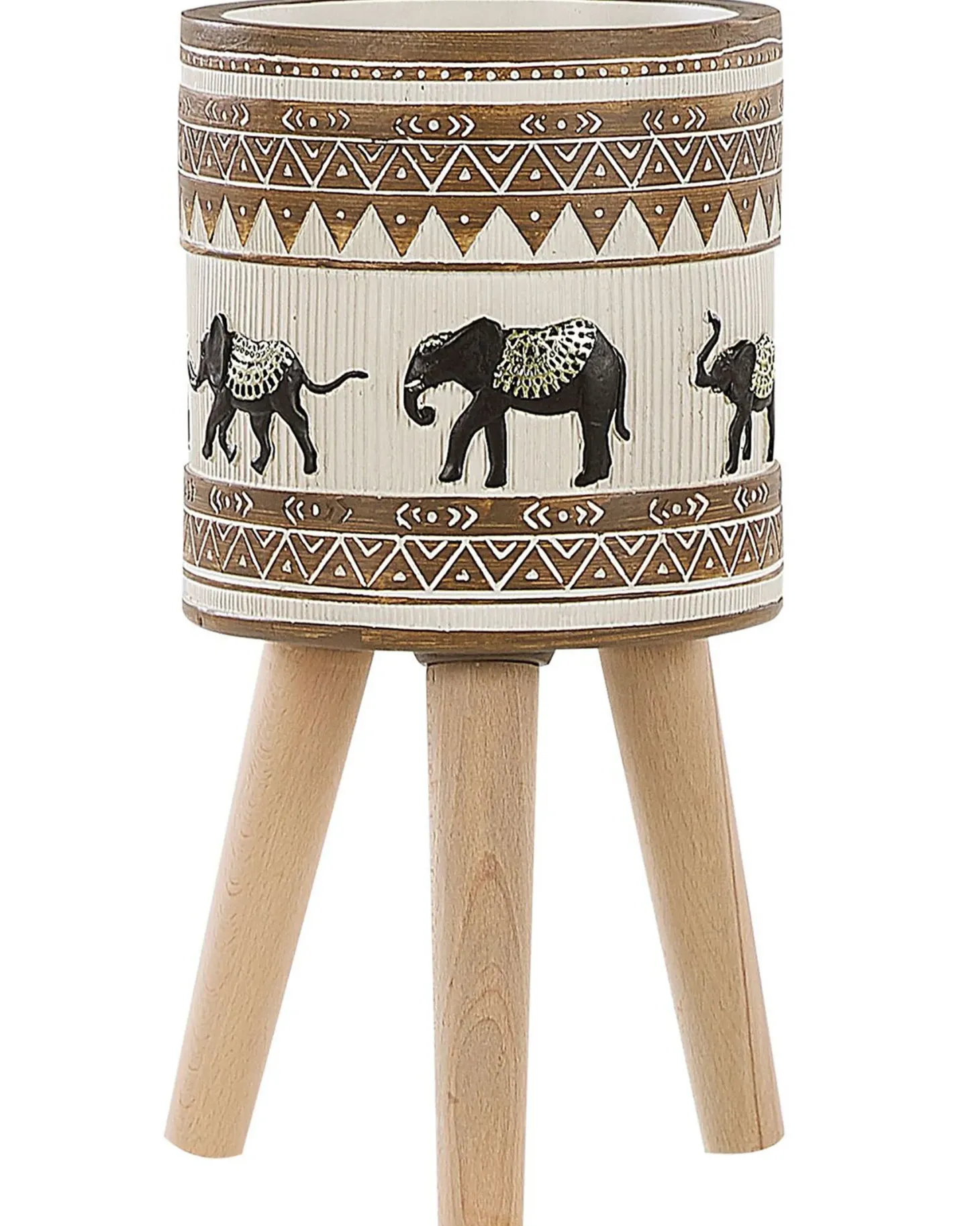 Donica na nóżkach KOTTES 22 cm Jasnobrązowy
