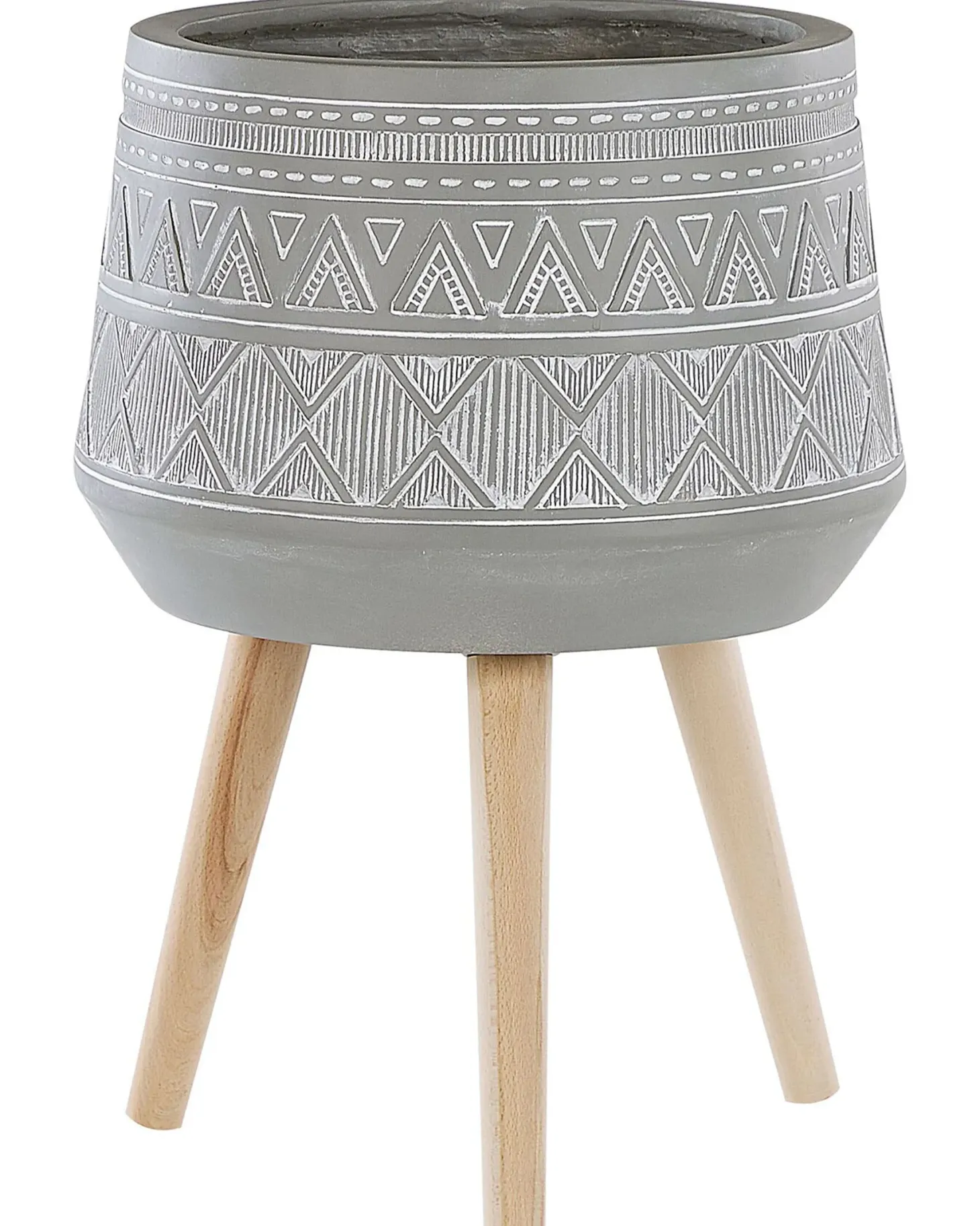 Donica na nóżkach MALAKI 44 cm Jasnoszary