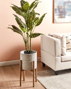 Donica na nóżkach PINSAPO Metal 30 cm Szary