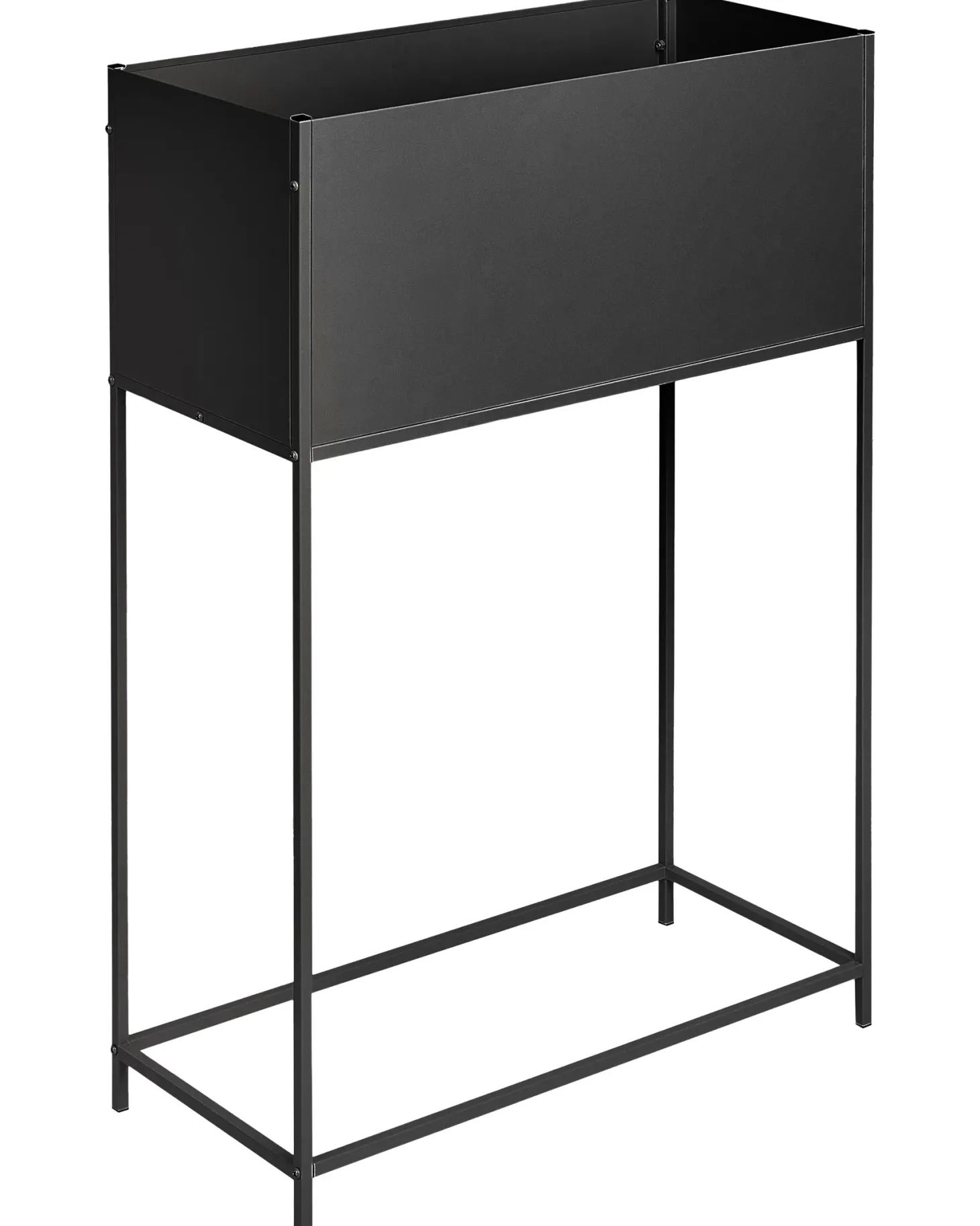 Donica na nóżkach TAPIEN Metal 70 cm Czarny