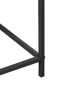 Donica na nóżkach TAPIEN Metal 70 cm Czarny