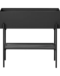 Donica na nóżkach VINCA Metal 70 cm Czarny