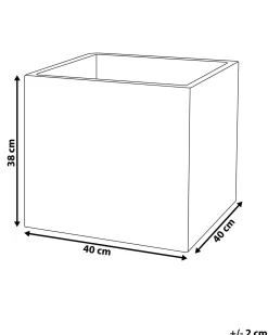 Donica PAROS 40 cm Biały
